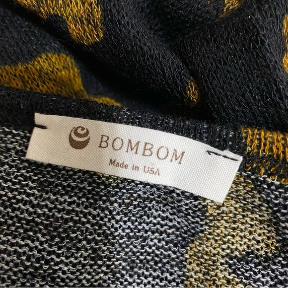 Bombom Black Knit Large Cheetah Spot Top - Picture 5 of 6